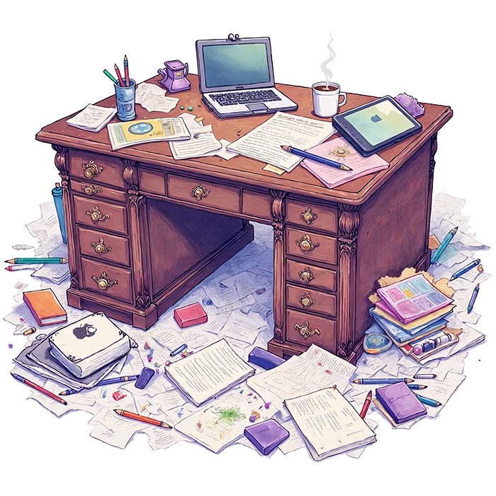 Desk Illustration